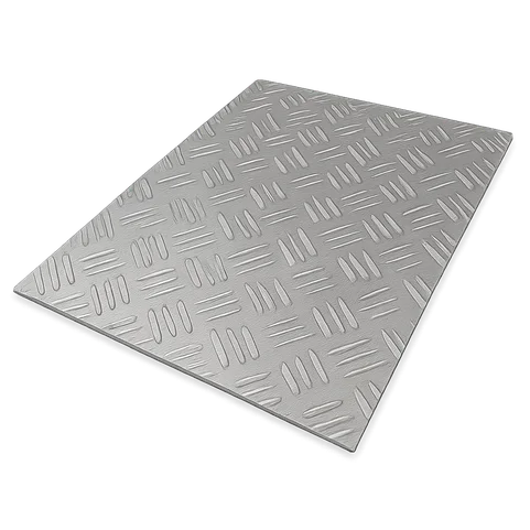 Лист алюминиевый рифленый квинтет 1,2х1200х300 мм АМГ2Н2Р