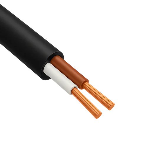 Шнур ШВВП 2х0,75 черный